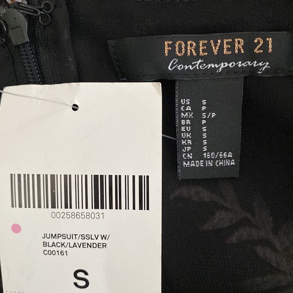 Forever 21 Floral Maxi Skort Romper Dress - Picture 7 of 7